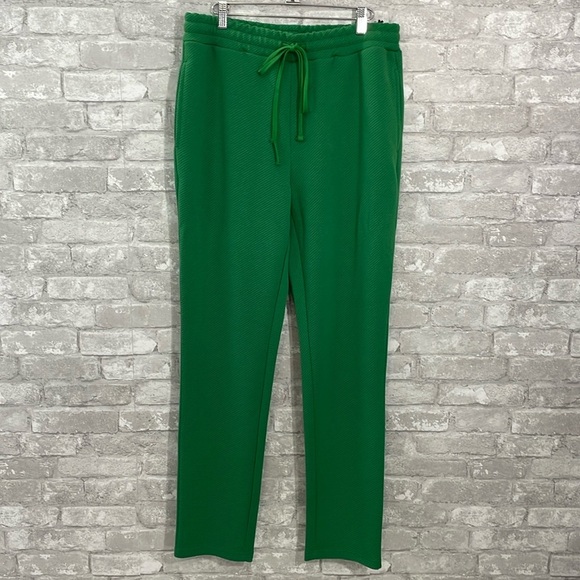 Fashion Nova Men Green Kina Textured Pull on Pants - Picture 1 of 7